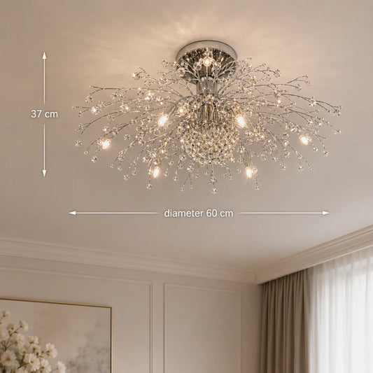 RONDO Vivace Crystal Chandelier, 6x G9, Diameter 50 cm, Shiny Silver - 01_CM311-500CH.png