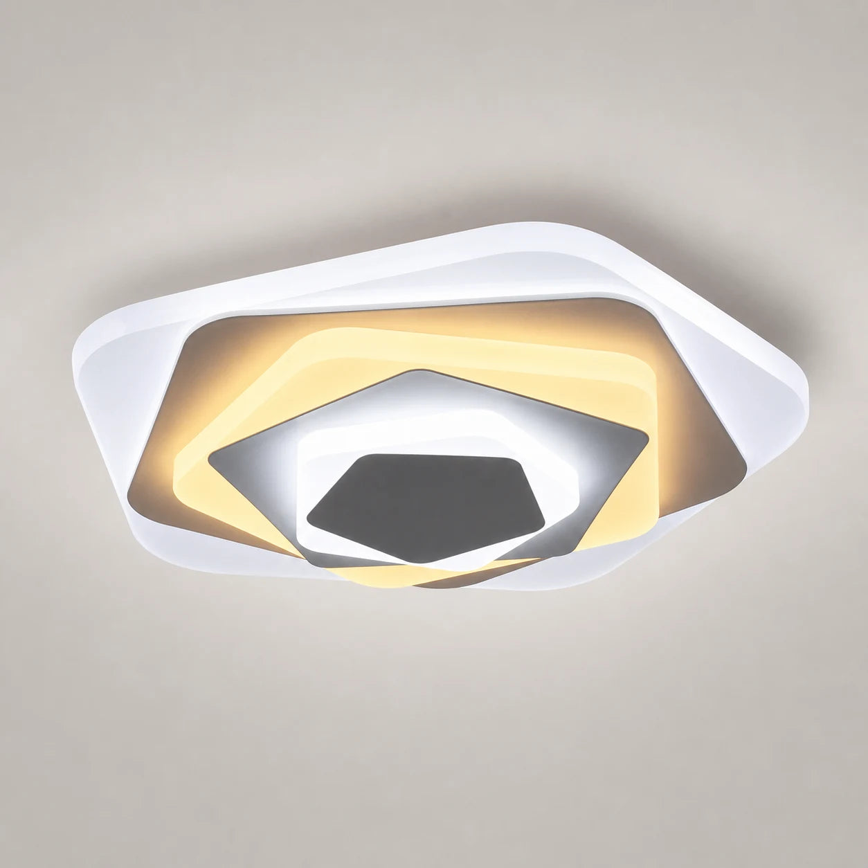 LED Chandelier SIENA 40W, Diameter 23cm, Cold/Warm/Neutral light, White - 01_LL660WH.png