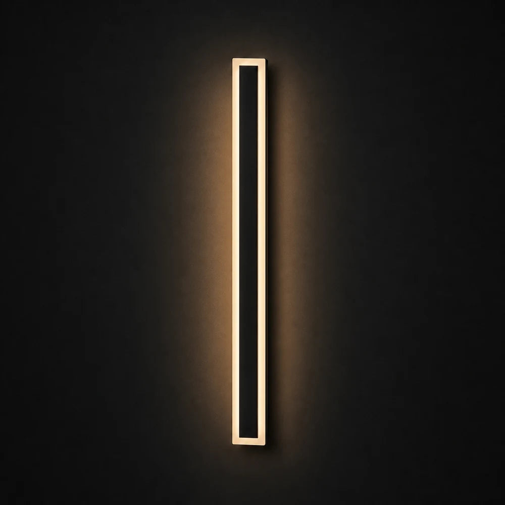 Mack Outdoor LED Wall Light, Length 90cm, 10W, IP65, Metal, Linear, Black - 02_AX200-900BK.png