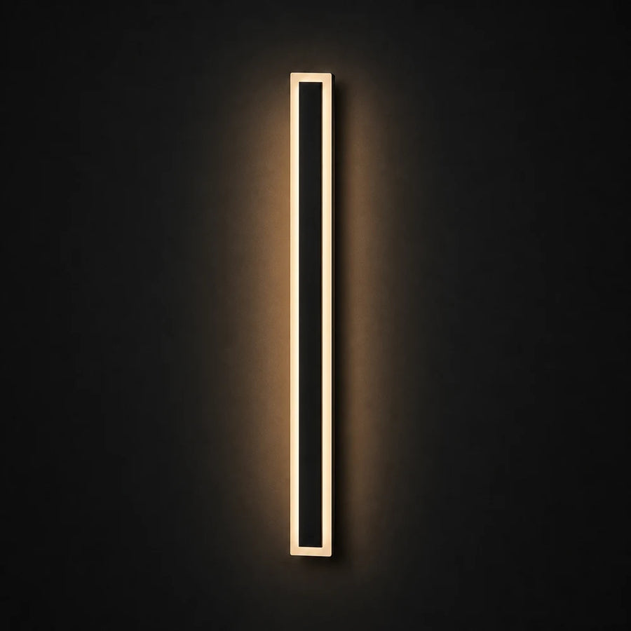 Mack Outdoor LED Wall Light, Length 90cm, 10W, IP65, Metal, Linear, Black - 02_AX200-900BK.png