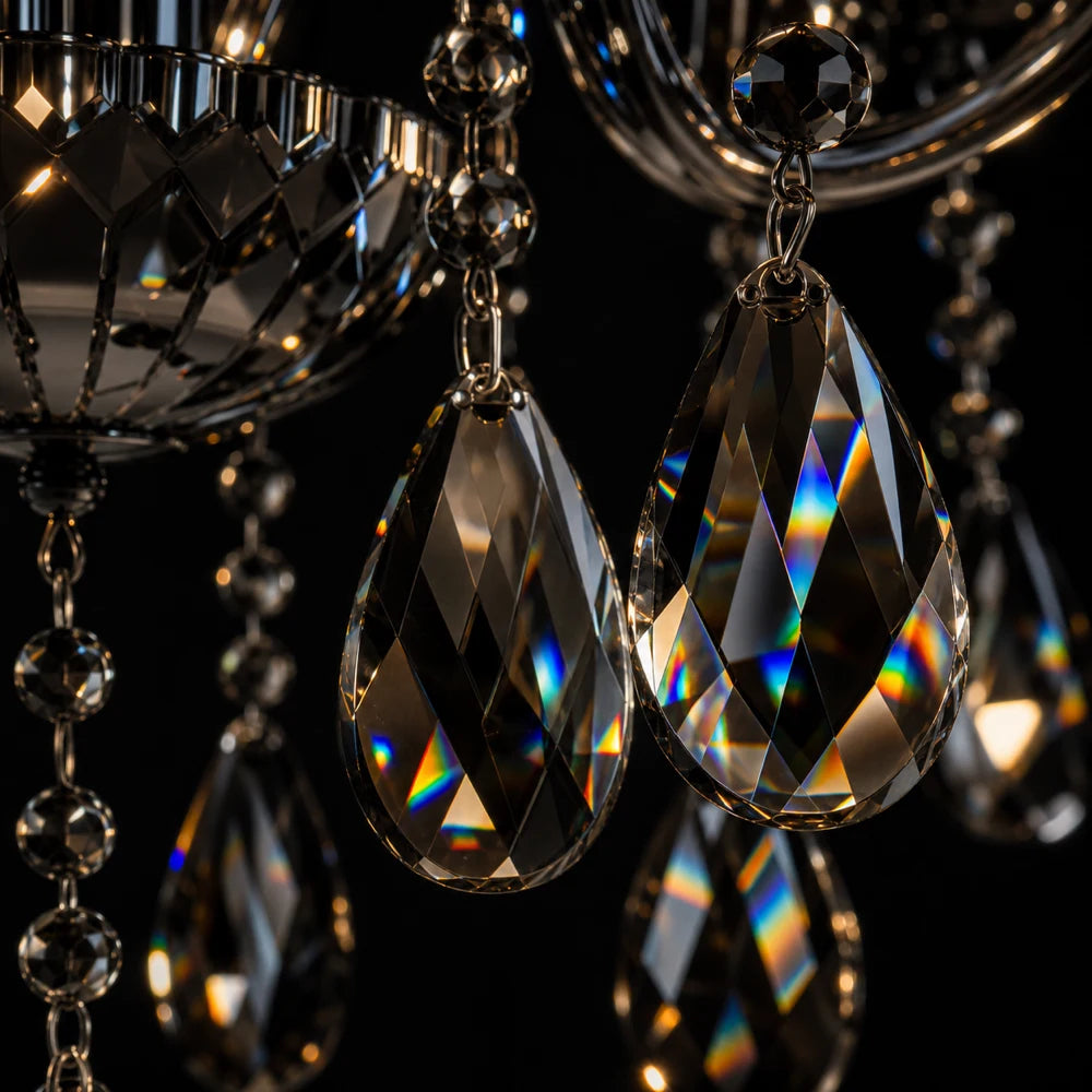 Crystal Chandelier AUGUST Elegance, 3xE14, Diameter 48cm, Silver, Adjustable Height - 02_CC125-3BK.png