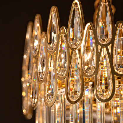 Crystal Chandelier ALHAMBRA Petito 3x E14, Diameter 30cm, Shiny Gold, Adjustable Height - 02_CC920-300GD.png