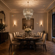 Crystal Chandelier WINDSOR Petito 3xE14, Diameter 29cm, Shiny Chrome, Adjustable Height - 03_CC800-300CH.png