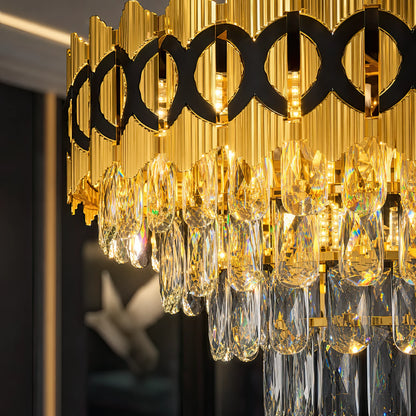 PIERREFONDS Elegance Crystal Chandelier 8x E14, Diameter 48.5cm, Shiny Gold, Adjustable Height - 03_CC8942-500.png