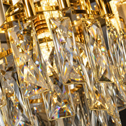 Crystal Chandelier VERSAILLES Nobile 5xE14, Diameter 40cm, Glossy Gold and White - 03_CC900-400WH.png