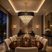 Crystal Chandelier VERSAILLES Eleganza 8x E14, Diameter 50cm, Gold, Adjustable Height - 03_CC900-500GD.png