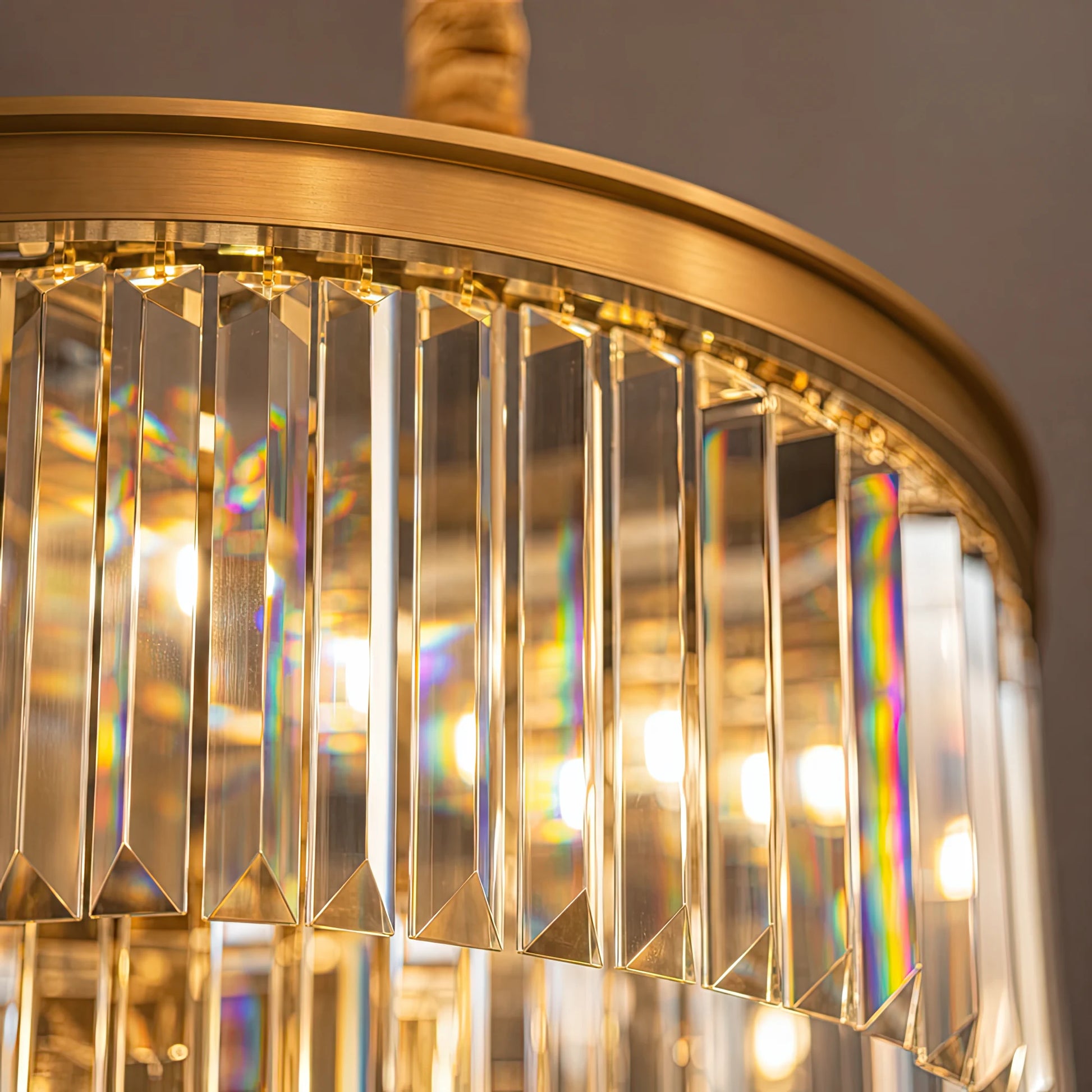 Crystal Chandelier CHAMBORD Petito 3xE14, Diameter 28cm, Matt Gold - 03_CC930-300GD.png