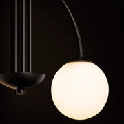 Chandelier with Shade, Torino, 4xE27, Black, Metal - 03_LC850-4BK.png