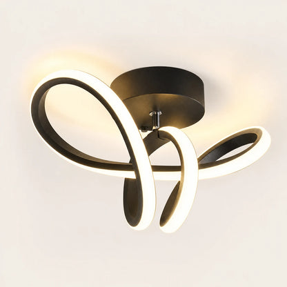VERTEX Pulse LED Chandelier, 13W, Wavy, Cold/Warm/Neutral Light, Black - 03_LL562BK.png