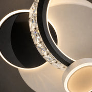 Crystal LED chandelier PRISMIQ 45W, 3 Circles, Cold/Warm/Neutral light, Black - 02_LL654-300BK.png