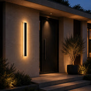 Mack Outdoor LED Wall Light, Length 30cm, 4W, IP65, Metal, Linear, Black - 04_AX200-300BK.png