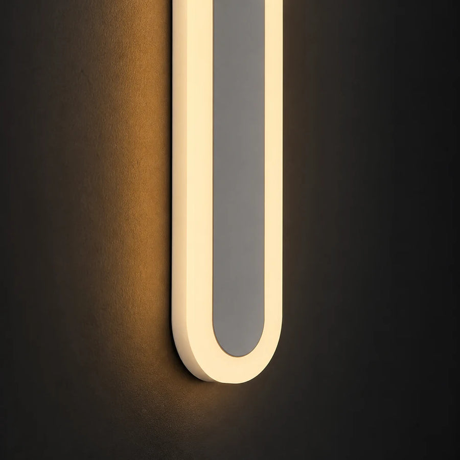 SUHA Outdoor LED Wall Light, Length 60cm, 8W, IP65, Metal, Linear, White - 04_AX201-600WH.png