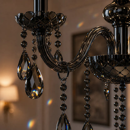 Crystal Chandelier AUGUST Elegance, 3xE14, Diameter 48cm, Silver, Adjustable Height - 04_CC125-3BK.png