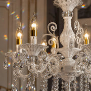 SANSSOUCI Chandelier 6xE14 Crystal and Metal – Classic Design, Silver White - 04_CC220-6WH.png