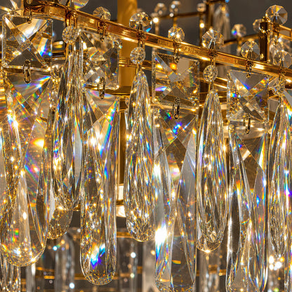 TOPKAPI Nobile Crystal Chandelier 6xE14, Diameter 40cm, Shiny Gold, Adjustable Height - 04_CC810-400GD.png