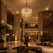 Crystal Chandelier ALHAMBRA Petito 3x E14, Diameter 30cm, Shiny Gold, Adjustable Height - 04_CC920-300GD.png