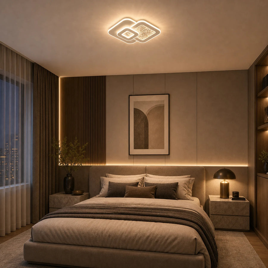 KOMPACTO LED Chandelier 56W, 3 Squares, Cold/Warm/Neutral light, White - 04_LL646-300P.png