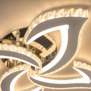 Alejandro LED Chandelier with Remote Control, 71W, 4 Flowers, Cool/Warm/Neutral Dimmable Light, Chrome - 04_LT071-4CH.png