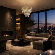 Crystal Chandelier WINDSOR Petito 3xE14, Diameter 29cm, Shiny Chrome, Adjustable Height - 05_CC800-300CH.png
