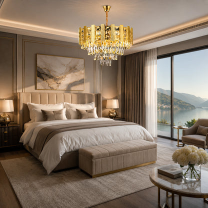 Crystal Chandelier PELES Petito 3xE14, Diameter 27cm, Shiny Gold, Adjustable Height - 05_CC8958 300GD.png
