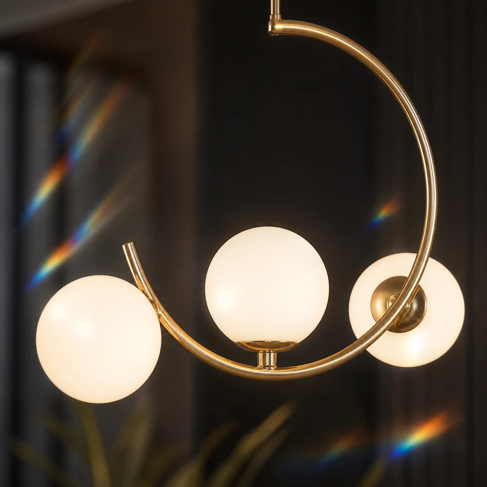 LOFT Atrium Chandelier, 3x G9, White Gold, Metal, Adjustable Height - 05_LC802-3GD.png