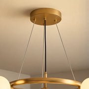 LOFT Chamber Chandelier, 5x G9, White Gold, Metal, Adjustable Height, Modern - 05_LC802-5GD.png