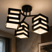 VANJA Chandelier with Square Lampshade, 3 X Socket E27 White / Black - 05_LC890-3.png