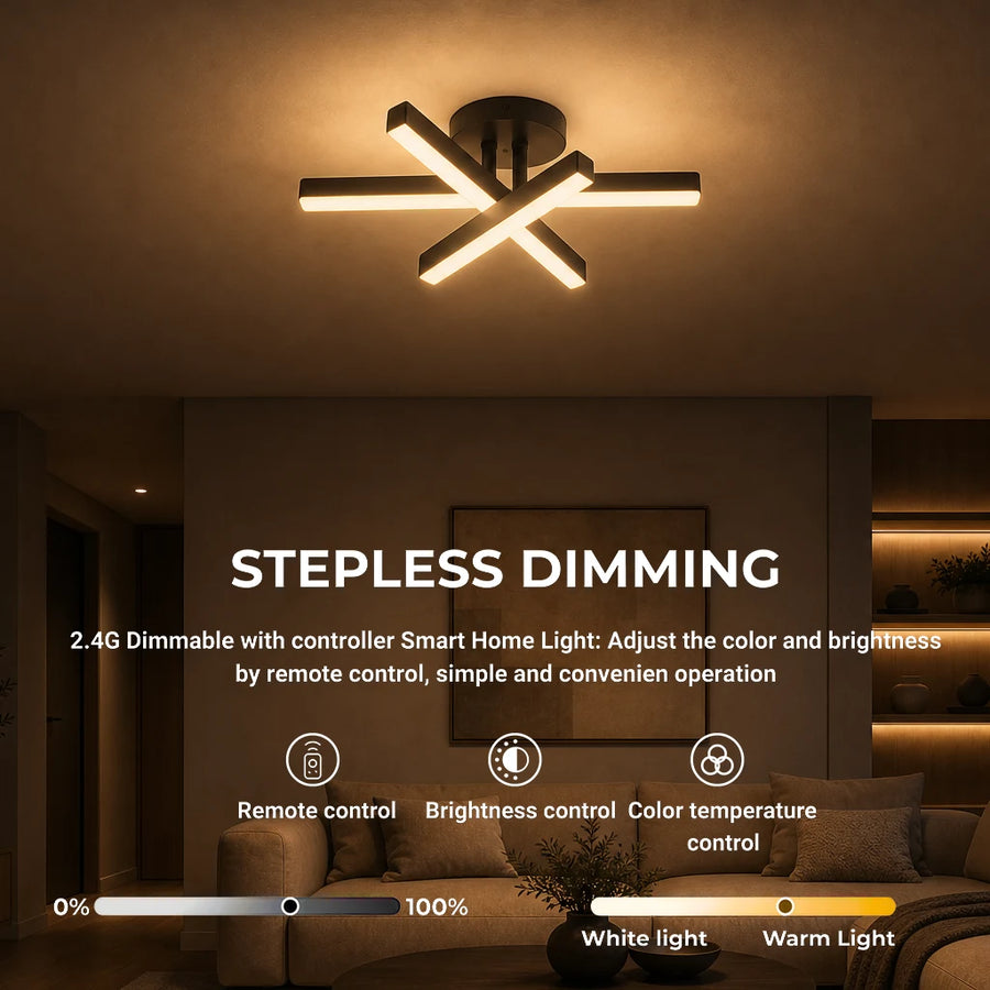 Diego LED Chandelier, 26W, Black, Metal, Cold/Warm/Neutral Light - 05_LL135BK.png