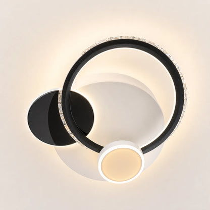 Crystal LED chandelier PRISMIQ 45W, 3 Circles, Cold/Warm/Neutral light, Black - 03_LL654-300BK.png