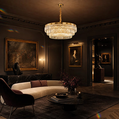 CHAMBORD Crystal Chandelier Nobile 5xE14, Diameter 38cm, Matt Gold - 06_CC930-400GD.png