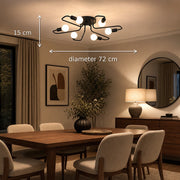 MODERNIST Hexa 6 Chandelier, 6x E27, Black, Modern Design - 06_LC370-6BK.png
