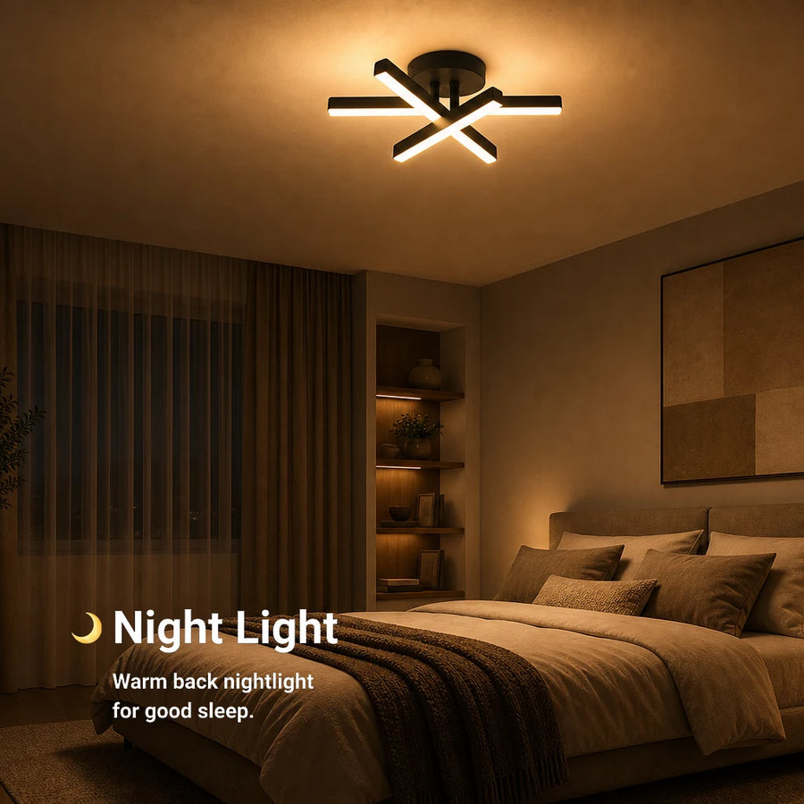 Diego LED Chandelier, 26W, Black, Metal, Cool/Warm/Neutral Light - 06_LL135BK.png