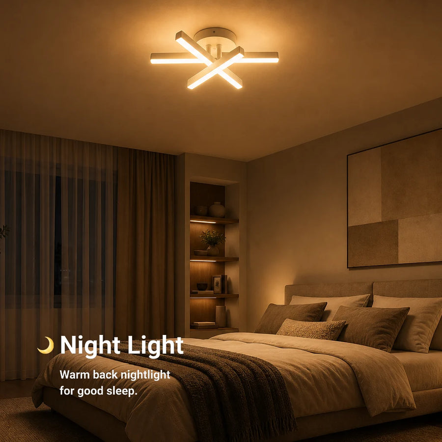 Diego LED Chandelier, 26W, White, Metal, Cool/Warm/Neutral Light - 06_LL135WH.png