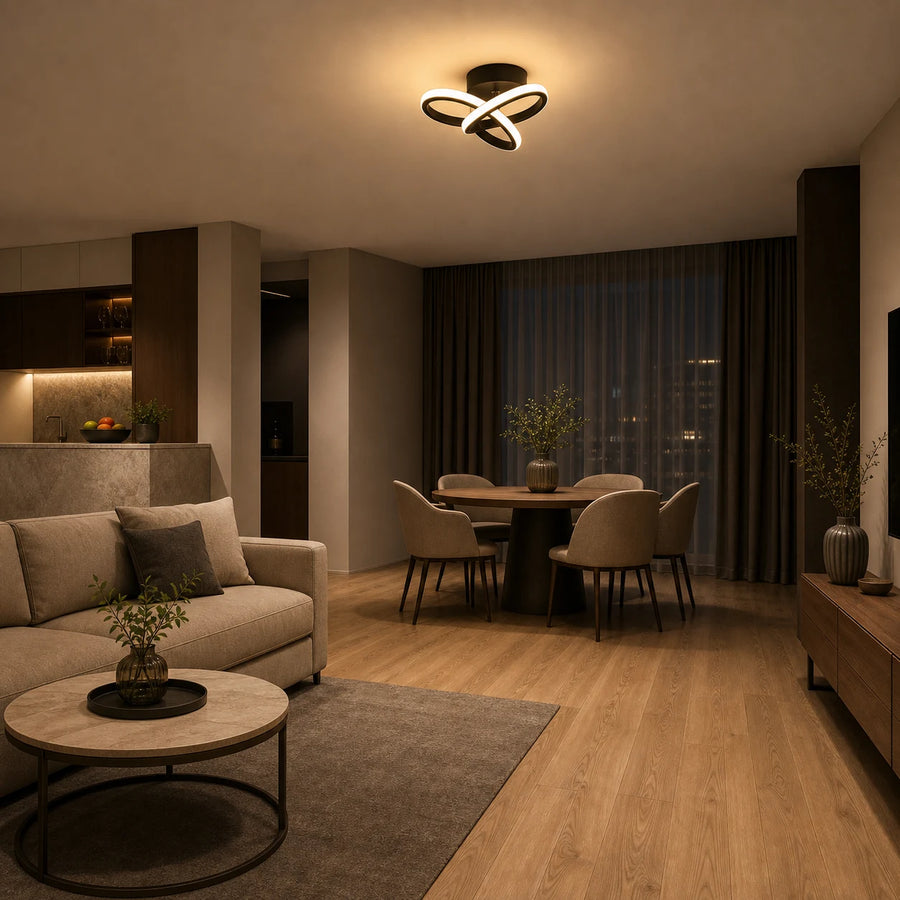 LED Chandelier VERTEX Infinitum 13W, Cool/Warm/Neutral Light, Black - 06_LL563BK.png