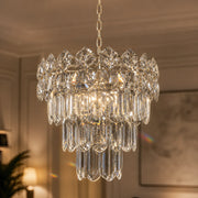 Crystal Chandelier WINDSOR Petito 3xE14, Diameter 29cm, Shiny Chrome, Adjustable Height - 07_CC800-300CH.png