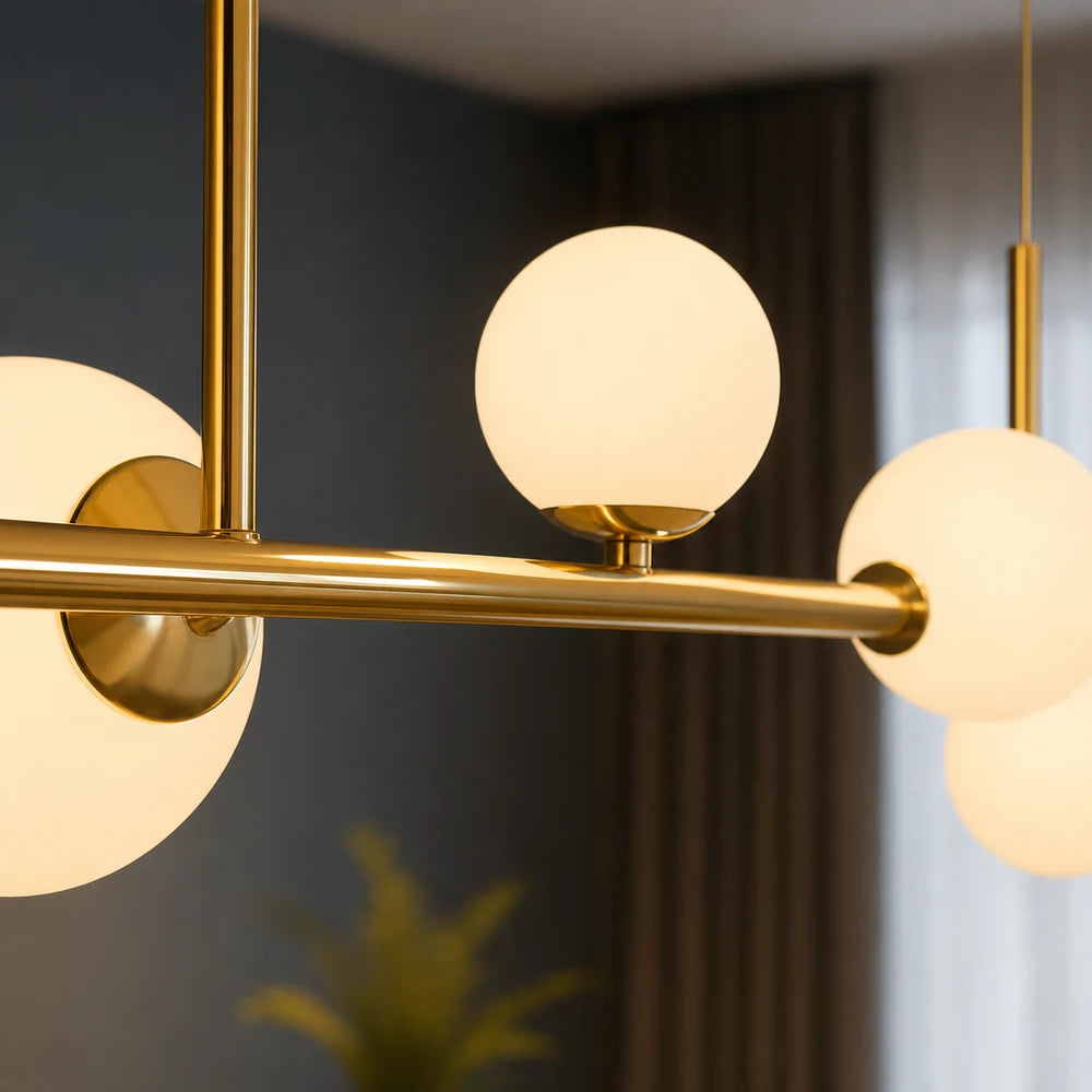 LOFT Pavilion Modern Light Bulb Chandelier, 4x G9, Gold, Metal, Adjustable Height - 07_LC800-4GD.png