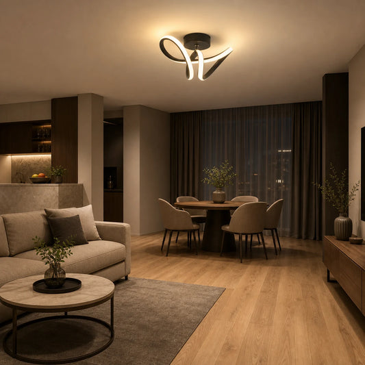 VERTEX Pulse LED Chandelier, 13W, Wavy, Cold/Warm/Neutral Light, Black - 07_LL562BK.png