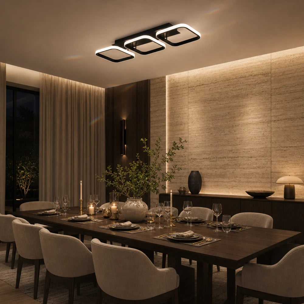 LED Chandelier VERTEX 34W, 3 Squares, Linear, Cold/Warm/Neutral light, Black - 07_LL770-3BK.png