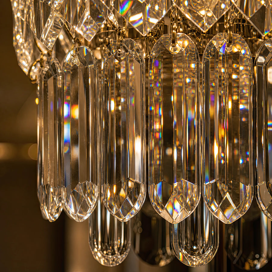 Crystal Chandelier WINDSOR Petito 3xE14, Diameter 29cm, Shiny Chrome, Adjustable Height - 08_CC800-300CH.png