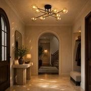 Morena Chandelier, 8xE27, Black Gold, Metal - 08_LC807-8.png