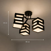 VANJA Chandelier with Square Lampshade, 3 X Socket E27 White / Black - 08_LC890-3.png