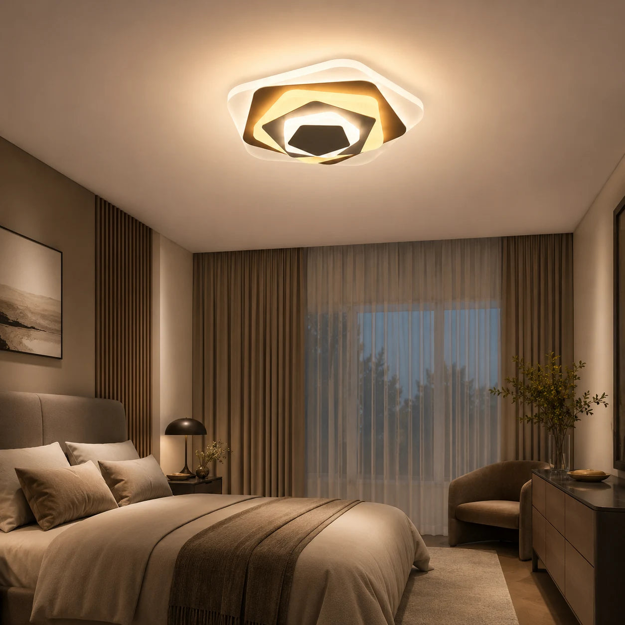 LED Chandelier SIENA 40W, Diameter 23cm, Cold/Warm/Neutral light, White - 08_LL660WH.png