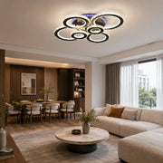 LED chandelier with remote control and crystal NOVA ROTONDA RGB 145W, 6 Circles, Cold/Warm/Neutral light, Dimmable, Black - 08_LT073-6BK.png