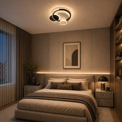 Crystal LED chandelier PRISMIQ 45W, 3 Circles, Cold/Warm/Neutral light, Black - 05_LL654-300BK.png