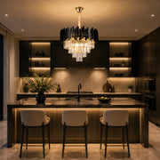BLOIS Crystal Chandelier Elegance 8xE14, Diameter 50cm, Black, Adjustable Height - 09_CC110:500BK.png