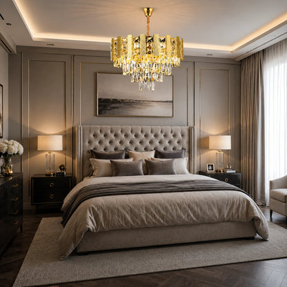 Crystal Chandelier PELES Petito 3xE14, Diameter 27cm, Shiny Gold, Adjustable Height - 09_CC8958 300GD.png