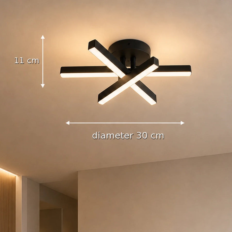 Diego LED Chandelier, 26W, Black, Metal, Cool/Warm/Neutral Light - 09_LL135BK.png