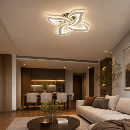 Alejandro LED Chandelier with Remote Control, 71W, 4 Flowers, Cool/Warm/Neutral Dimmable Light, Chrome - 09_LT071-4CH.png