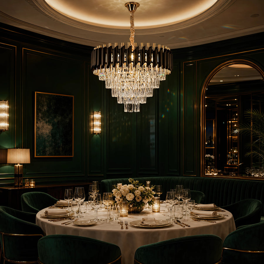 Crystal Chandelier VERSAILLES Elegance 8x E14, Diameter 50cm, Gold, Adjustable Height - 10_CC900-500GD.png