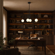 Chandelier with Shade, Torino, 4xE27, Black, Metal - 10_LC850-4BK.png